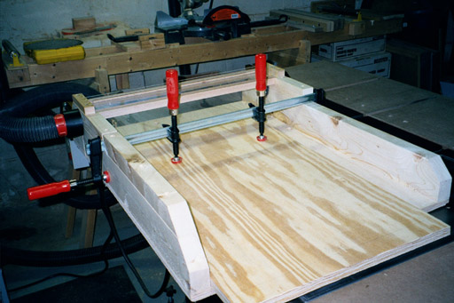 Cutting a large panel