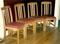 See making Kelly's mission oak chairs
